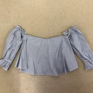 Zara off the shoulder top